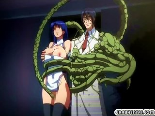 A Video With Big-breasted Animated Characters And Anthropomorphic Genitals With Tentacles